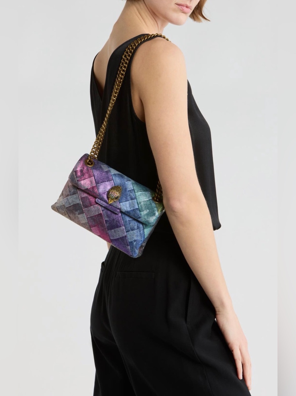 Kurt Geiger London Mini Kensington Quilted Convertible Shoulder Bag